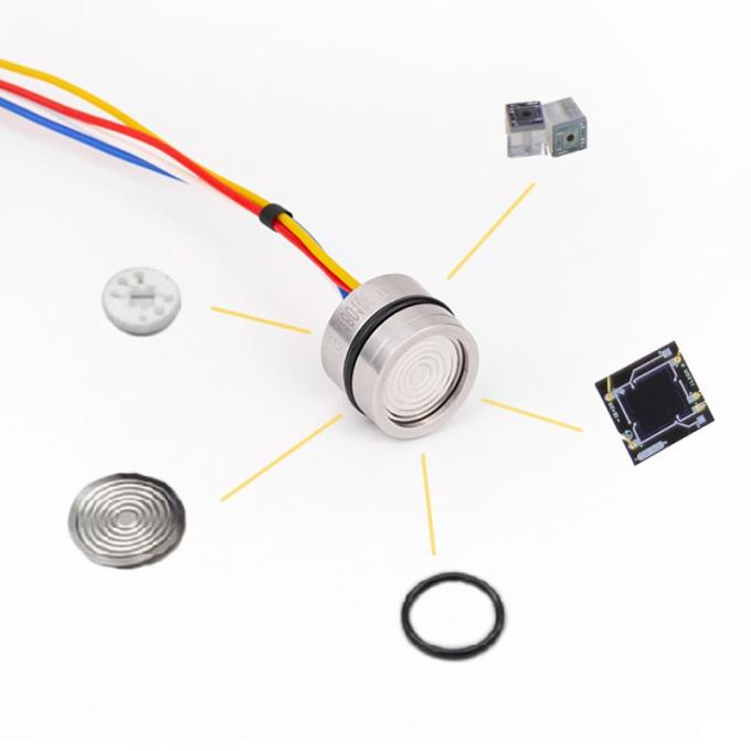 RJ10 OEM Universalny czujnik ciśnienia krzemowego z stali nierdzewnej o średnicy 19 mm 1